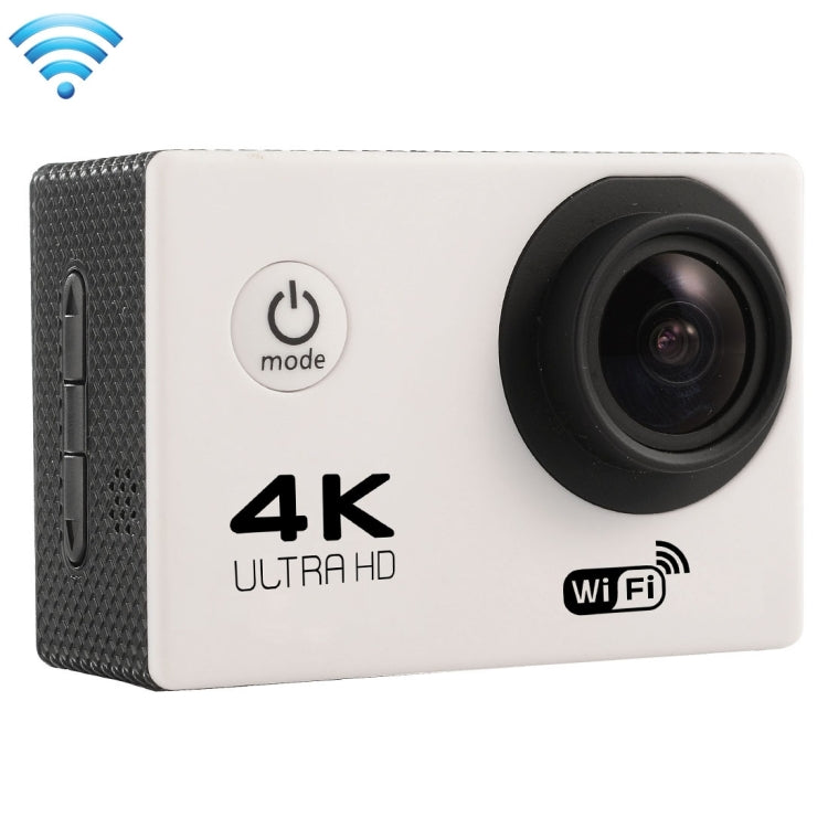 F60 2.0 inch Screen 170 Degrees Wide Angle WiFi Sport Action Camera Camcorder with Waterproof Housing Case, Support 64GB Micro SD Card(White) by bashfashion