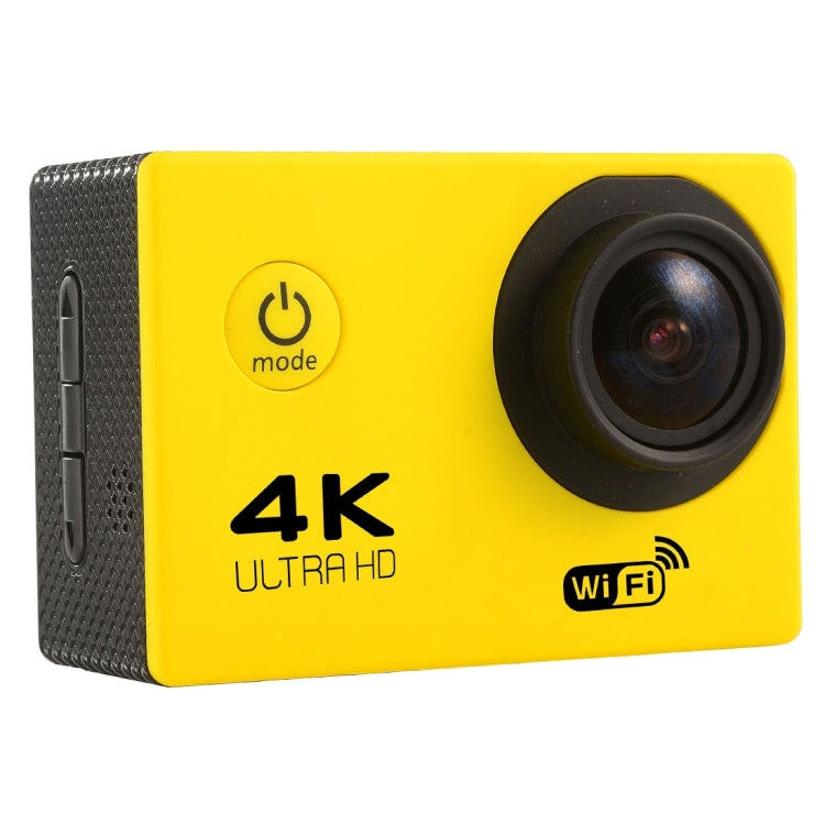 F60 2.0 inch Screen 170 Degrees Wide Angle WiFi Sport Action Camera Camcorder with Waterproof Housing Case, Support 64GB Micro SD Card(Yellow) by bashfashion