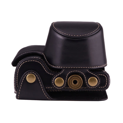 Full Body Camera PU Leather Case Bag with Strap for Sony A6000 / A6300 / Nex 6(Black) by bashfashion