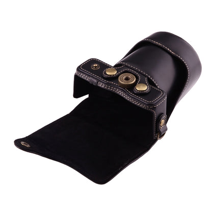 Full Body Camera PU Leather Case Bag with Strap for Canon EOS M10(Black) by bashfashion
