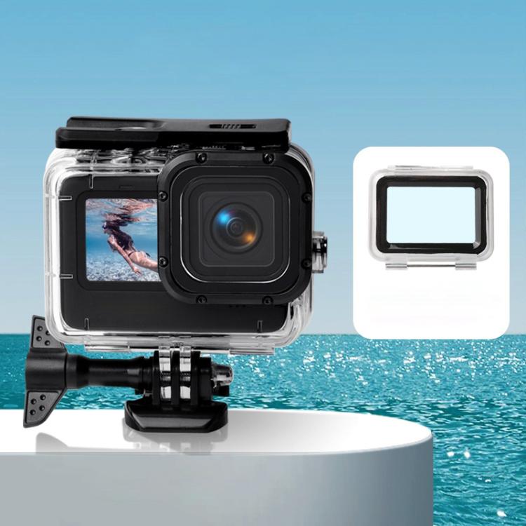 Waterproof Case + Touch Back Cover for GoPro HERO10 Black / HERO9 Black by bashfashion