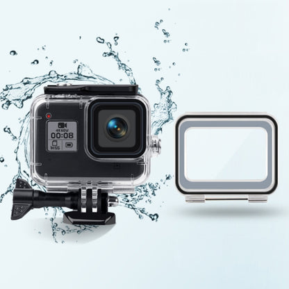 45m Waterproof Case + Touch Back Cover for GoPro HERO8 Black by bashfashion