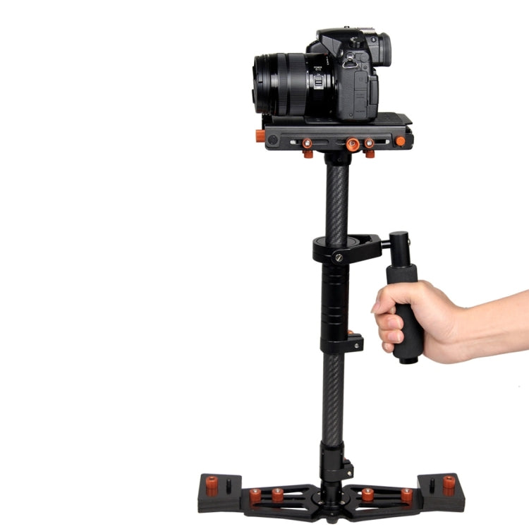 YELANGU S800 Professional 47-80cm Maximum Burden 5kg Carbon Fibre Handheld Stabilizer Steadicam Solo for DSLR & DV Digital Video & other Cameras by YELANGU