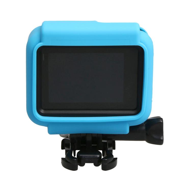 Original for GoPro HERO5 Silicone Border Frame Mount Housing Protective Case Cover Shell(Blue) by bashfashion