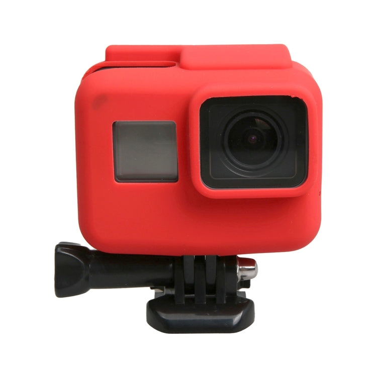 Original for GoPro HERO5 Silicone Border Frame Mount Housing Protective Case Cover Shell(Red) by bashfashion
