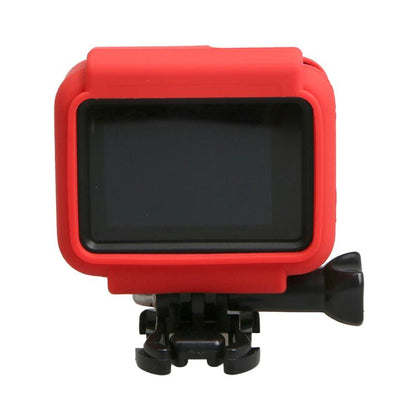 Original for GoPro HERO5 Silicone Border Frame Mount Housing Protective Case Cover Shell(Red) by bashfashion