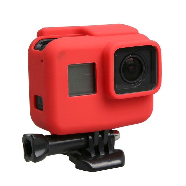 Original for GoPro HERO5 Silicone Border Frame Mount Housing Protective Case Cover Shell(Red) by bashfashion