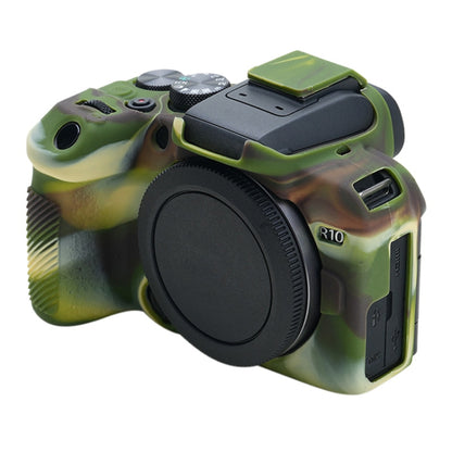 For Canon EOS R10 Soft Silicone Protective Case (Camouflage) by bashfashion