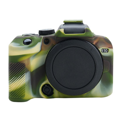 For Canon EOS R10 Soft Silicone Protective Case (Camouflage) by bashfashion