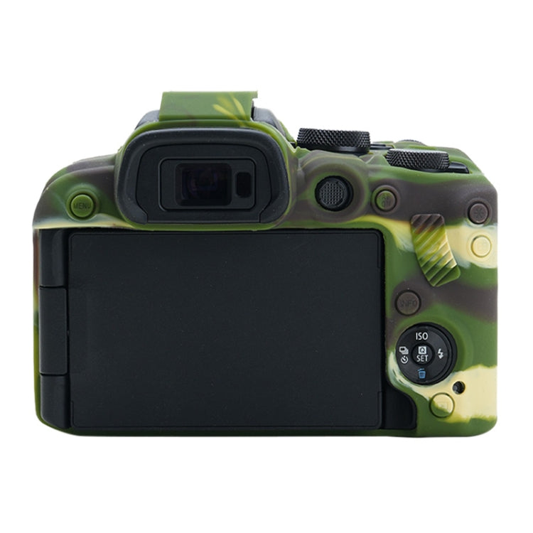 For Canon EOS R10 Soft Silicone Protective Case (Camouflage) by bashfashion