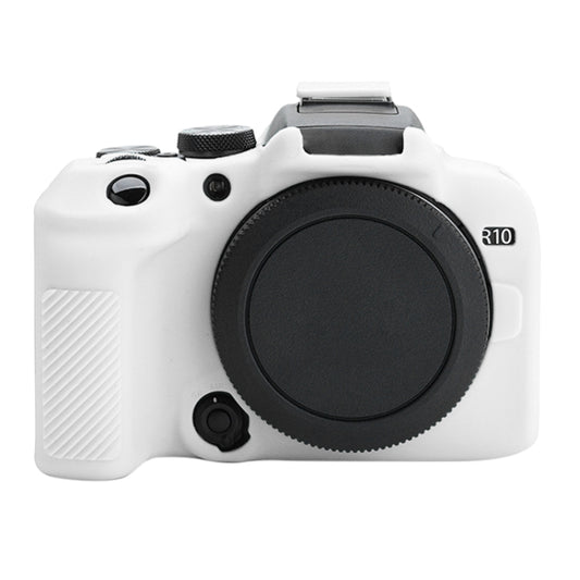 For Canon EOS R10 Soft Silicone Protective Case (White) by bashfashion