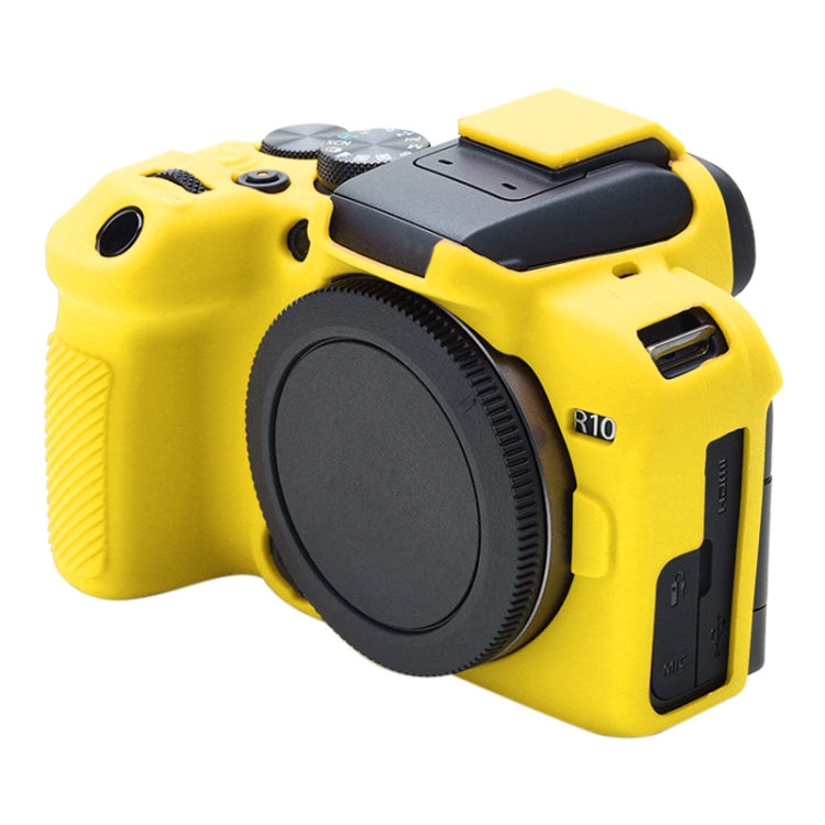 For Canon EOS R10 Soft Silicone Protective Case (Yellow) by bashfashion