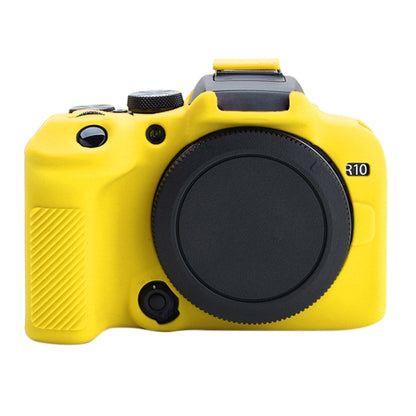 For Canon EOS R10 Soft Silicone Protective Case (Yellow) by bashfashion