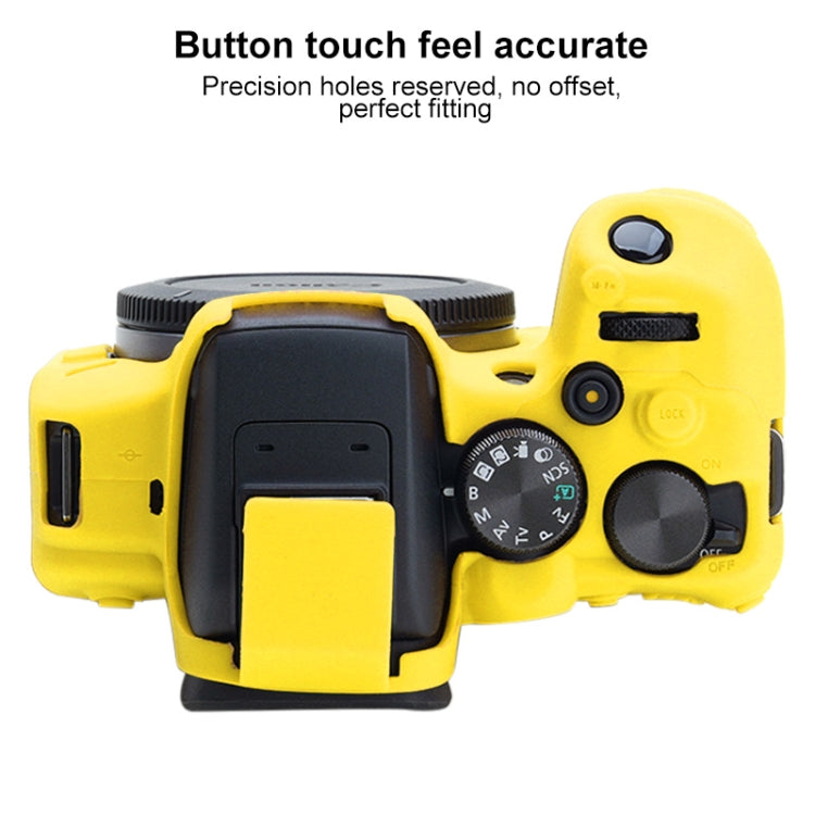 For Canon EOS R10 Soft Silicone Protective Case (Yellow) by bashfashion