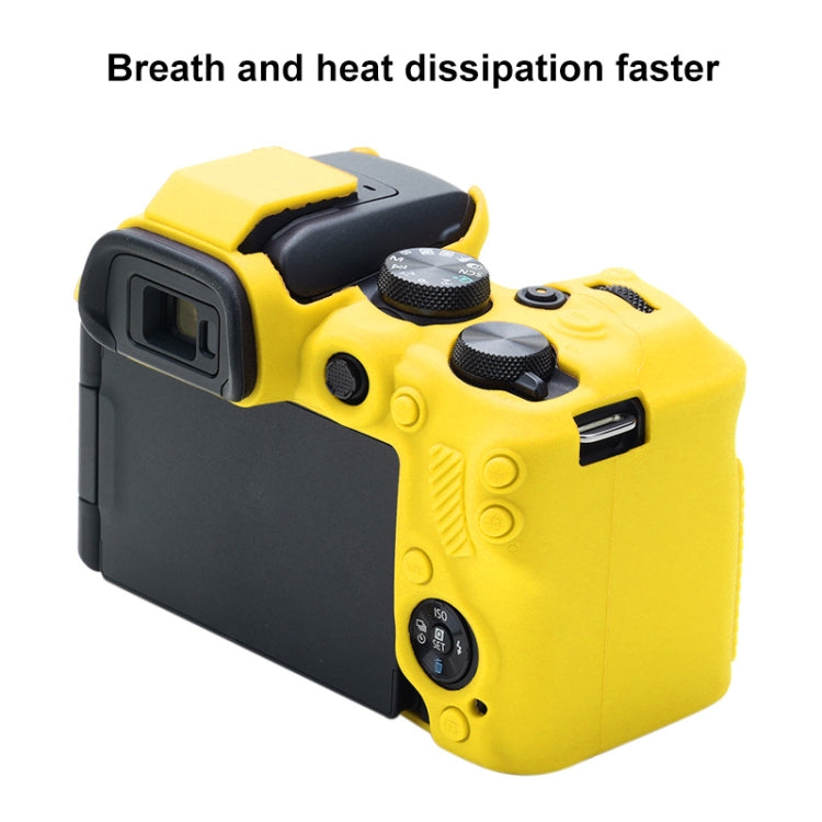 For Canon EOS R10 Soft Silicone Protective Case (Yellow) by bashfashion