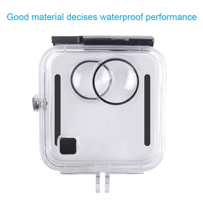 40m Waterproof Housing Protective Case for GoPro Fusion, with Buckle Basic Mount & Screw & Wrench by bashfashion