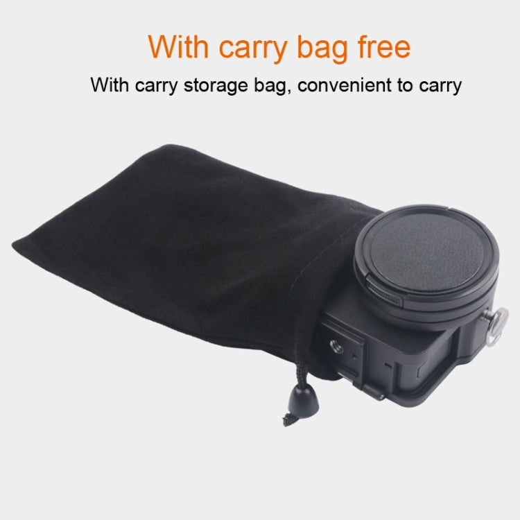 Housing Shell CNC Aluminum Alloy Protective Cage with Insurance Frame & 52mm UV Lens for GoPro HERO7 Black /6 /5 (Black) by bashfashion