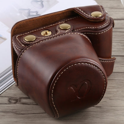 Full Body Camera PU Leather Case Bag with Strap for Sony A5100 (Coffee) by bashfashion