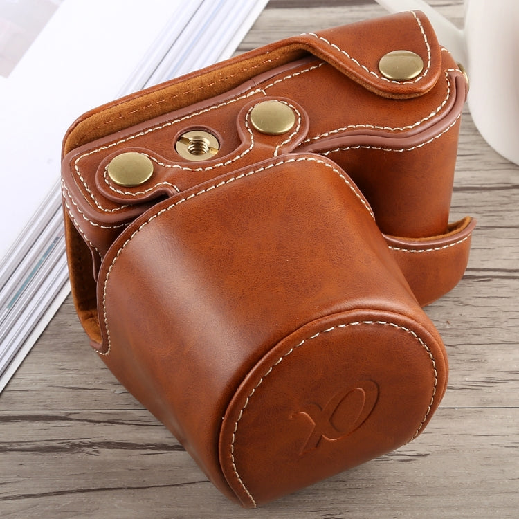 Full Body Camera PU Leather Case Bag with Strap for Sony A5100 (Brown) by bashfashion