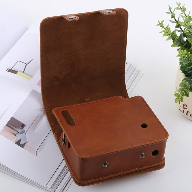 Retro Style Full Body Camera PU Leather Case Bag with Strap for FUJIFILM instax SQUARE SQ6 (Brown) by bashfashion