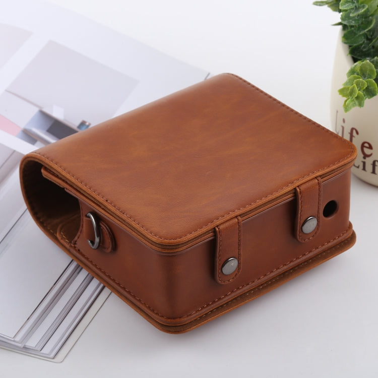 Retro Style Full Body Camera PU Leather Case Bag with Strap for FUJIFILM instax SQUARE SQ6 (Brown) by bashfashion