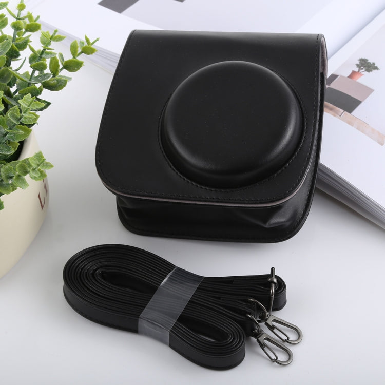 Retro Style Full Body Camera PU Leather Case Bag with Strap for FUJIFILM instax mini 9 / mini 8+ / mini 8(Black) by bashfashion