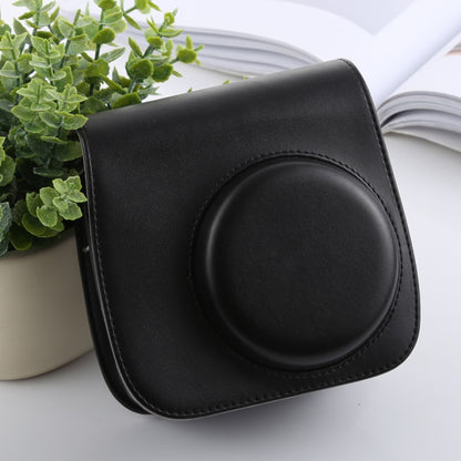 Retro Style Full Body Camera PU Leather Case Bag with Strap for FUJIFILM instax mini 9 / mini 8+ / mini 8(Black) by bashfashion