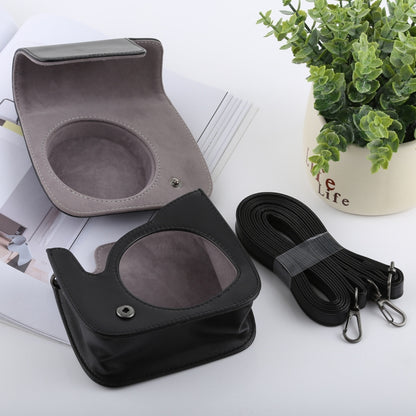 Retro Style Full Body Camera PU Leather Case Bag with Strap for FUJIFILM instax mini 9 / mini 8+ / mini 8(Black) by bashfashion