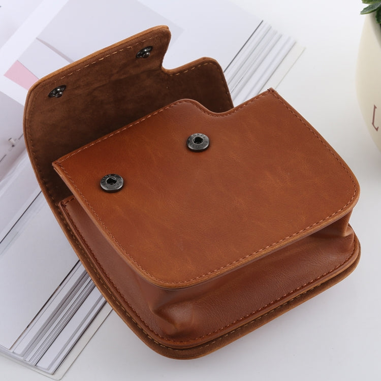 Retro Style Full Body Camera PU Leather Case Bag with Strap for FUJIFILM instax mini 9 / mini 8+ / mini 8(Brown) by bashfashion