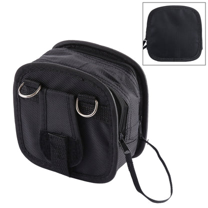 9PCS Nylon Filter Bag with Strap, Size:14×12×6cm(Black) by bashfashion
