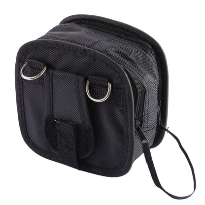 9PCS Nylon Filter Bag with Strap, Size:14×12×6cm(Black) by bashfashion