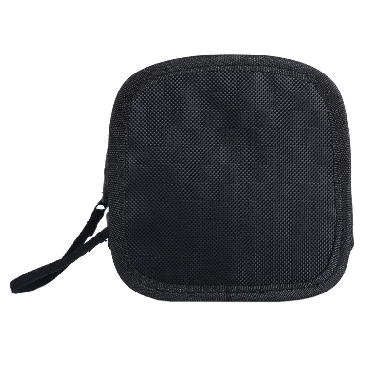 9PCS Nylon Filter Bag with Strap, Size:14×12×6cm(Black) by bashfashion