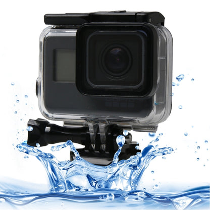 For GoPro HERO6 /5 Black 60m Underwater Waterproof Housing Diving Case with Touch Screen Back Door & Filter / Buckle Basic Mount & Screw, No Need to Disassemble Lens by bashfashion