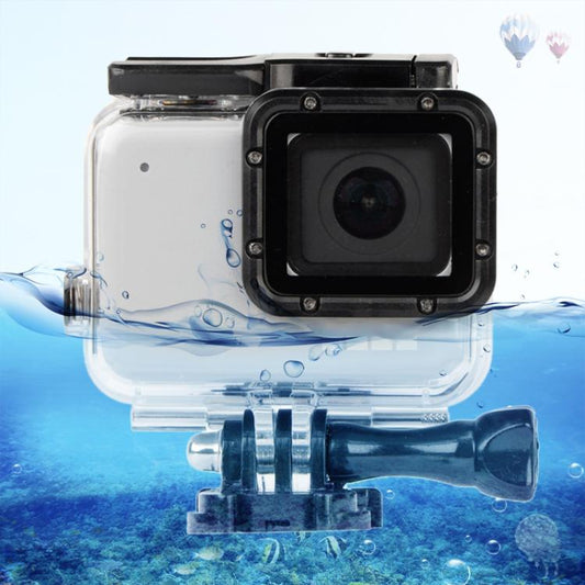 GP452 Waterproof Case + Touch Back Cover for GoPro HERO7 White / Silver by bashfashion