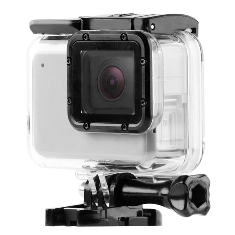 GP452 Waterproof Case + Touch Back Cover for GoPro HERO7 White / Silver by bashfashion