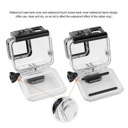 GP452 Waterproof Case + Touch Back Cover for GoPro HERO7 White / Silver by bashfashion