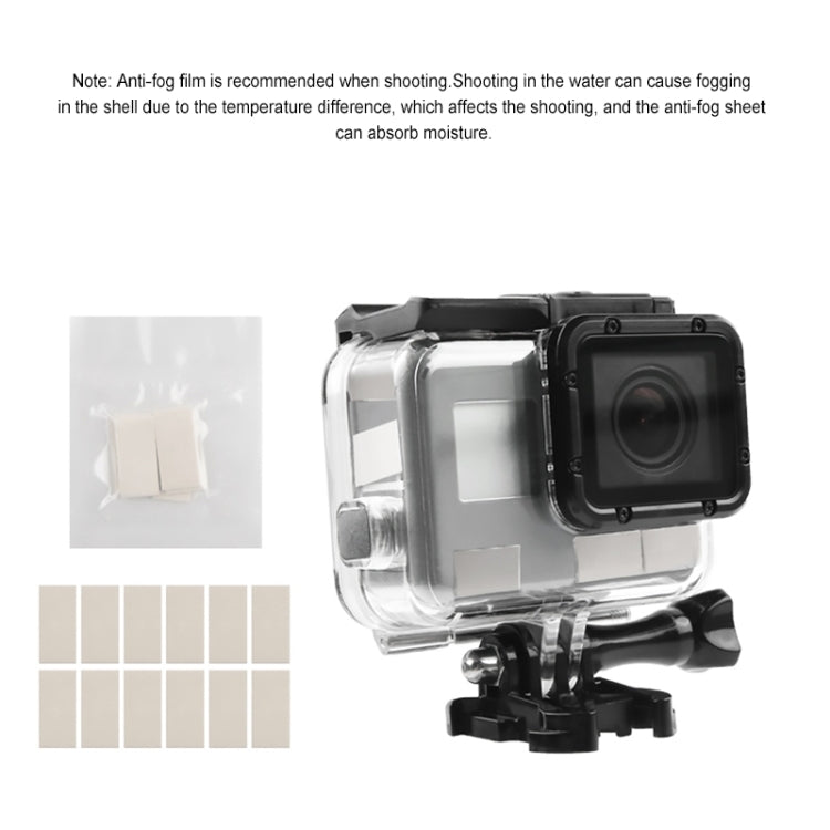 GP452 Waterproof Case + Touch Back Cover for GoPro HERO7 White / Silver by bashfashion