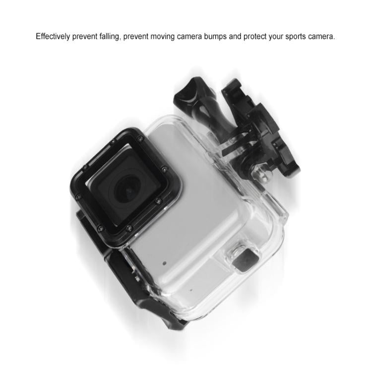 GP452 Waterproof Case + Touch Back Cover for GoPro HERO7 White / Silver by bashfashion