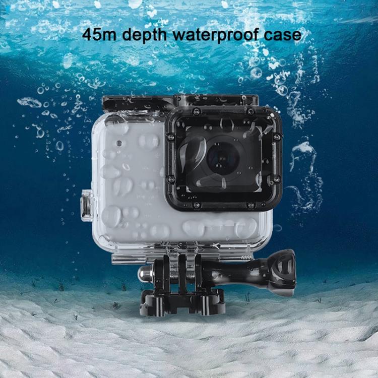 GP452 Waterproof Case + Touch Back Cover for GoPro HERO7 White / Silver by bashfashion