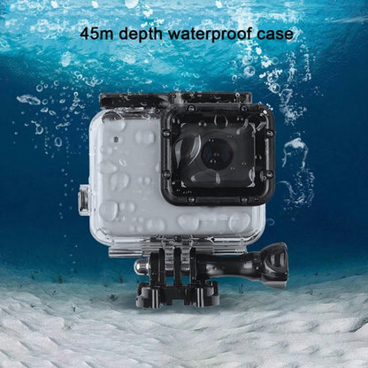 GP452 Waterproof Case + Touch Back Cover for GoPro HERO7 White / Silver by bashfashion