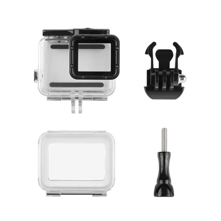 GP452 Waterproof Case + Touch Back Cover for GoPro HERO7 White / Silver by bashfashion