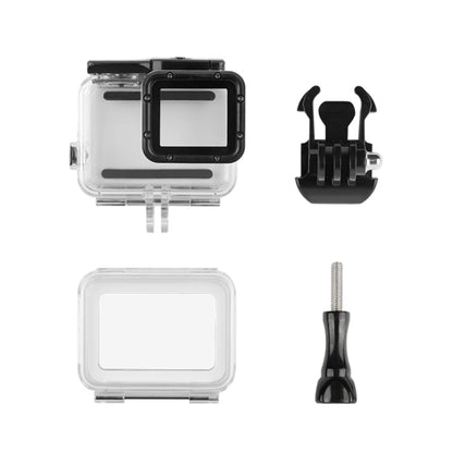 GP452 Waterproof Case + Touch Back Cover for GoPro HERO7 White / Silver by bashfashion