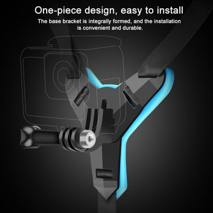 Helmet Belt Mount + Waterproof Housing Protective Case for GoPro HERO7 Black /6 /5 by bashfashion