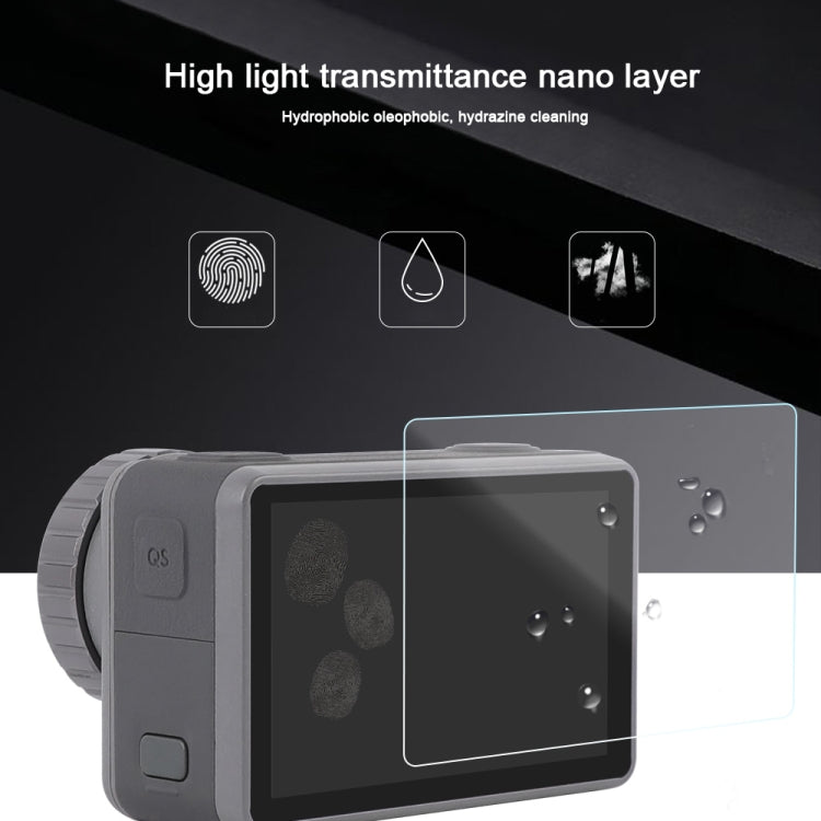 For DJI Osmo Action 3-in-1 Lens Front and Back LCD Display HD Protective Film by bashfashion
