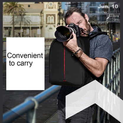 DL-B028 Portable Casual Style Waterproof Scratch-proof Outdoor Sports Backpack SLR Camera Bag Phone Bag for GoPro, SJCAM, Nikon, Canon, Xiaomi Xiaoyi YI, iPad, Apple, Samsung, Huawei, Size: 27.5 * 12.5 * 34 cm(Green) by bashfashion