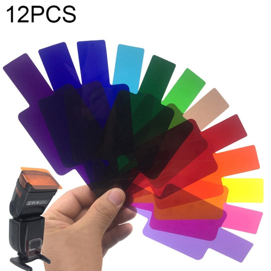 12 PCS SiGi SG120 12-color Filter Set Camera Top Flash Accessories Temperature Filter by bashfashion