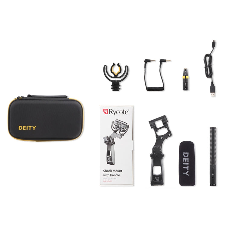 Deity V-Mic D3 Pro Kit Directional Condenser Shotgun Microphone with Shock Mount with Handle (Black) by Aputure