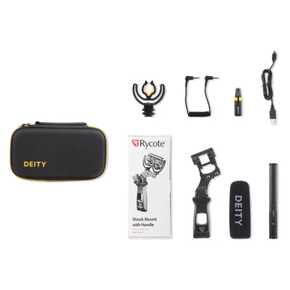 Deity V-Mic D3 Pro Kit Directional Condenser Shotgun Microphone with Shock Mount with Handle (Black) by Aputure