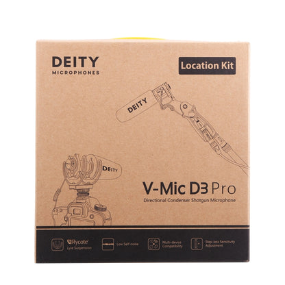 Deity V-Mic D3 Pro Kit Directional Condenser Shotgun Microphone with Shock Mount with Handle (Black) by Aputure