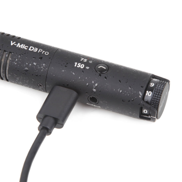 Deity V-Mic D3 Pro Directional Condenser Shotgun Microphone with Shock Mount (Black) by Aputure